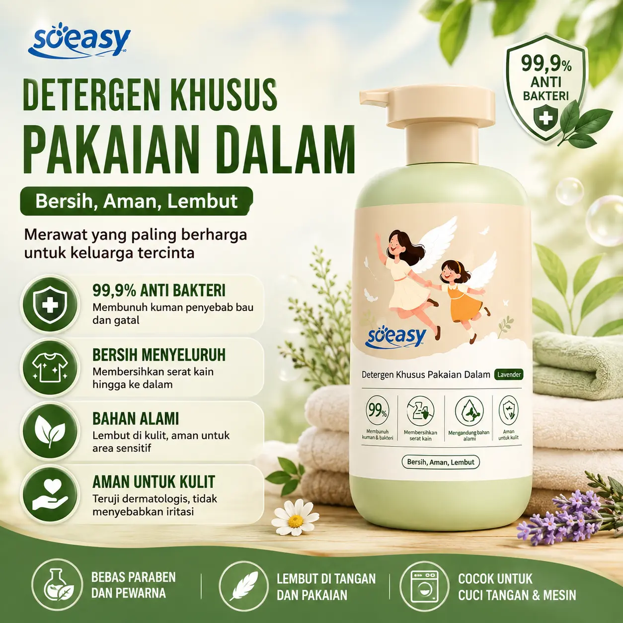 Deterjen Pakaian Dalam 300ml foto 1