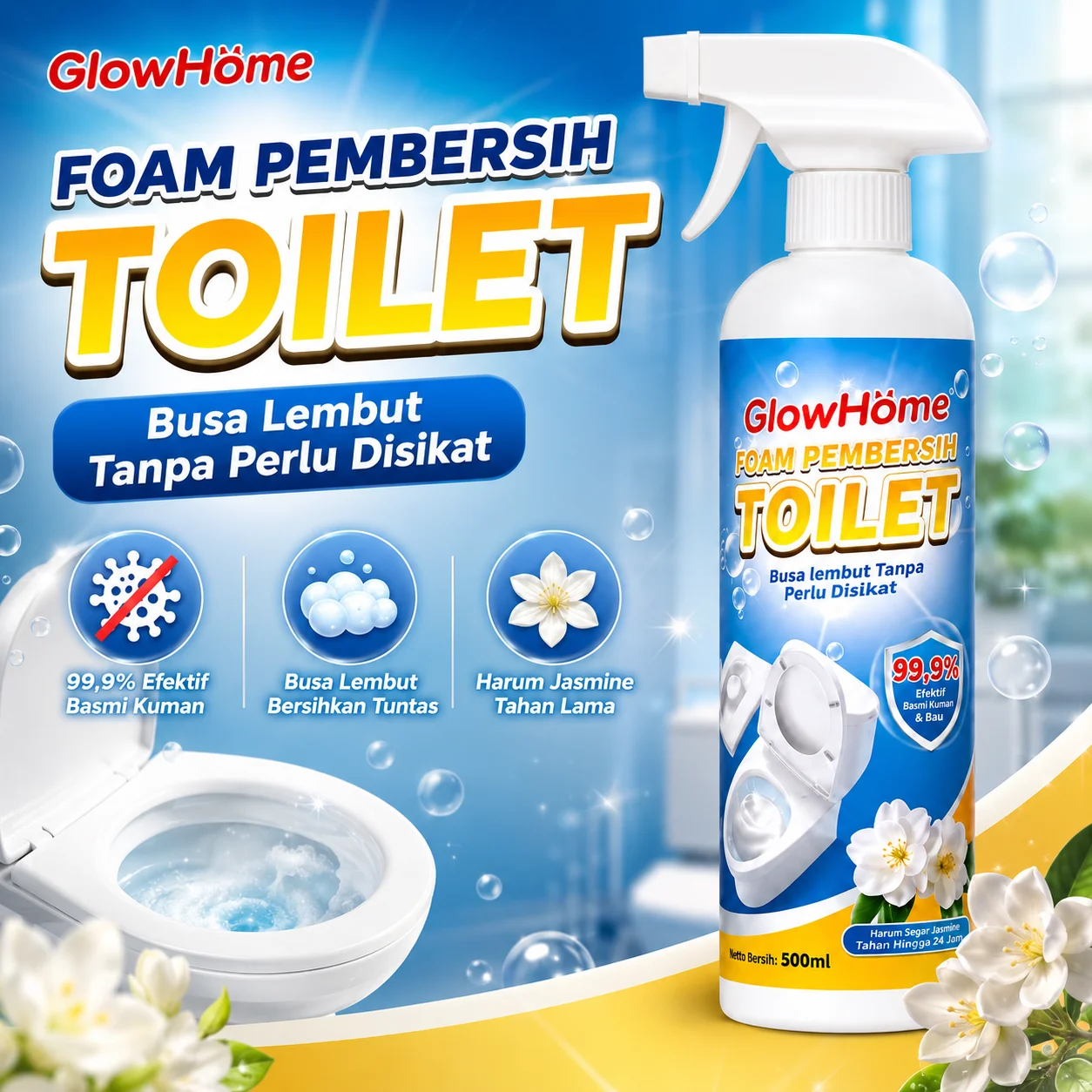 Foam Pembersih Toilet 500ml foto 1